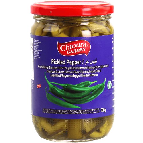 Pickled Hot Peppers Chtoura Garden 500g