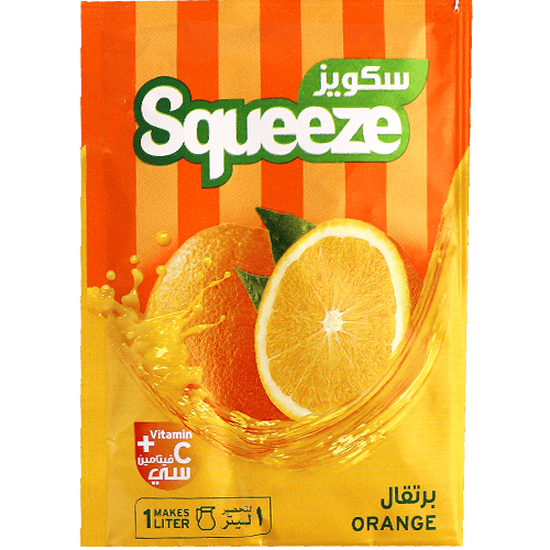 *Orange Instant Powder Drink Squeeze 35g 1 Pieces