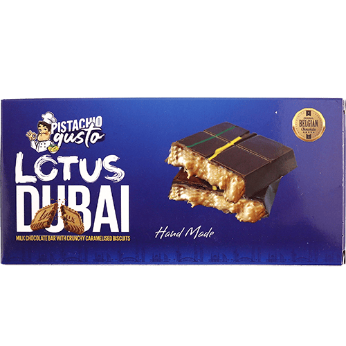 Pistachio Gusto Lotus Dubai Chocolate 200g