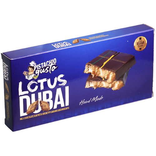 Pistachio Gusto Lotus Dubai Chocolate 200g