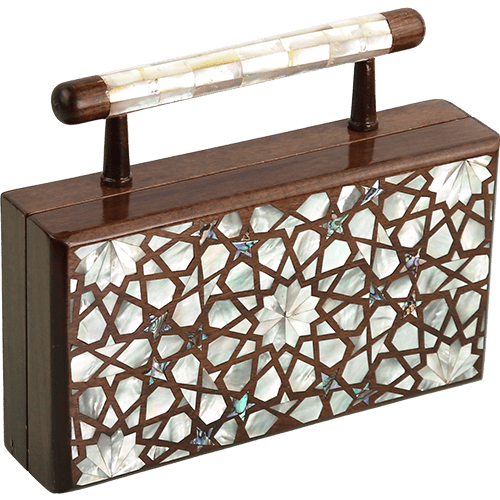 Wooden Mother of Pearl Decor Box 23x13x5.5cm