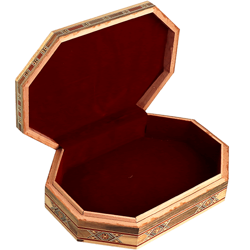 Wooden Mosaic Mother of Pearl Box 32x22cm