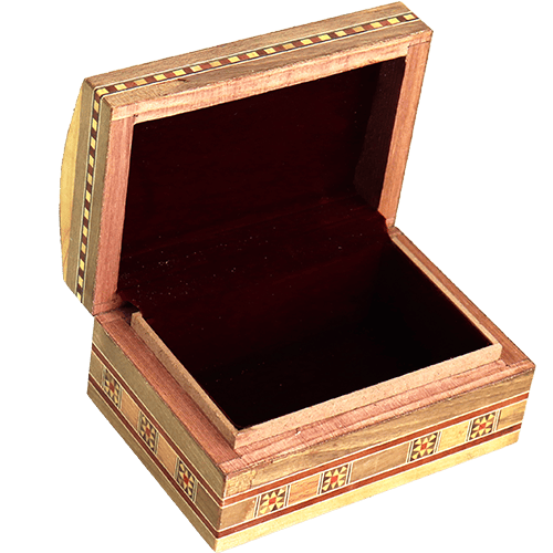 Mosaic Wooden Box 14x15x7 cm