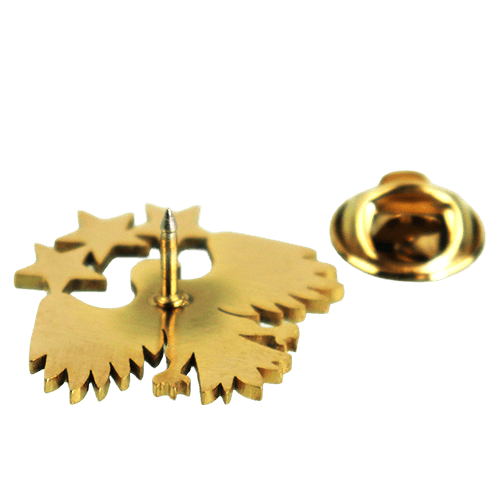Syrian Eagle Lapel Pin 2.5 cm