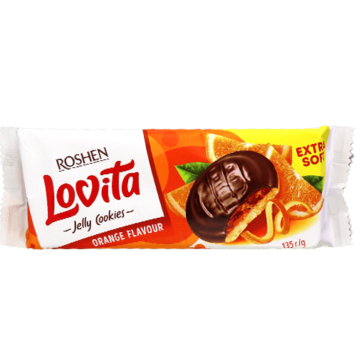 Orange Jelly Biscuit Roshen 135g