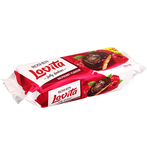 Lovita Berry Jelly Biscuits ROSHEN 135g