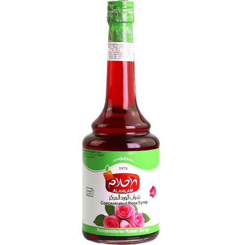 Concentrated Rose Syrup Al Ahlam 600ml