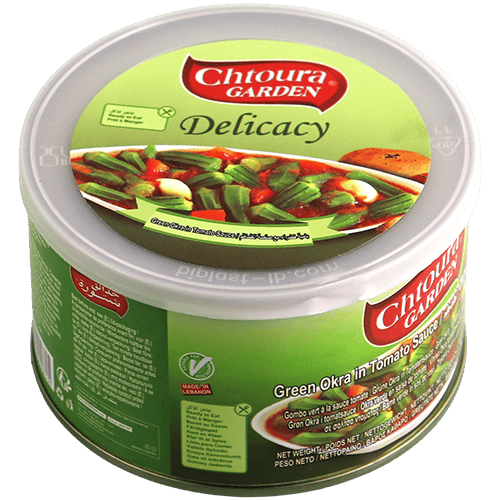 Green Okra in Tomato Sauce Chtoura Garden 350g