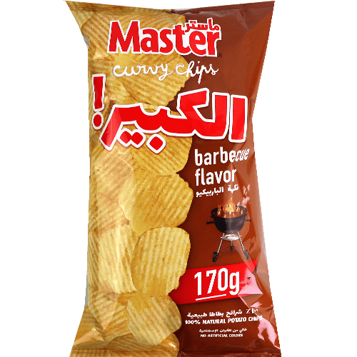 Barbecue Potato Chips Master 170g