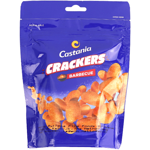 Barbecue Crackers Castania 100g