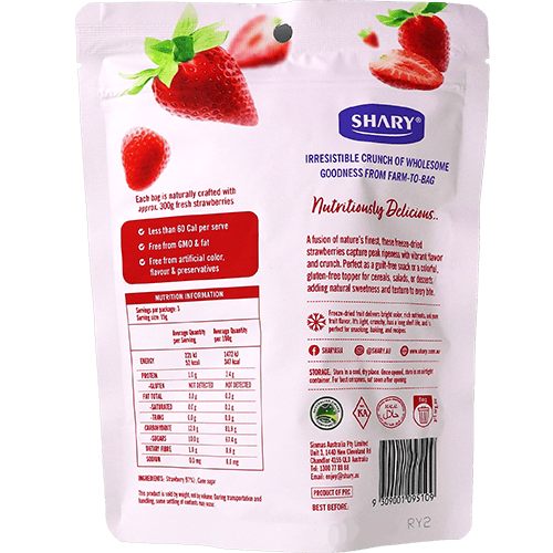 Strawberry Fruit Crisps Shary 45g