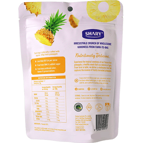 Pineapple Fruit Crisps Shary 25g