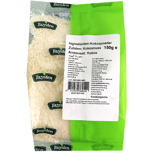 Desiccated Coconut (Coconut Powder) Tazeden 150g