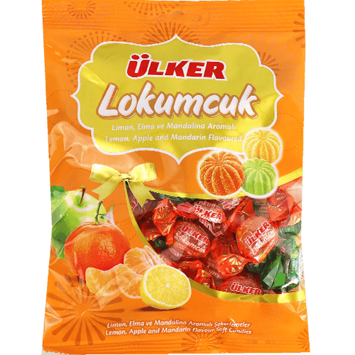Lokumcuk Soft Candies Lemon, Apple & Mandarin Ülker 225g