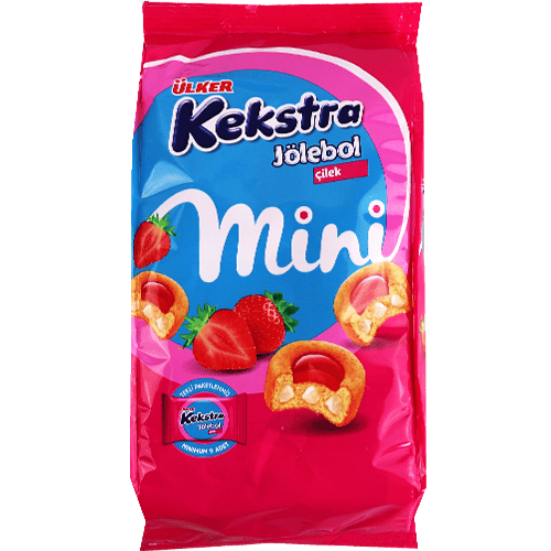 Mini strawberry jelly cakes Ülker Kekstra 150g