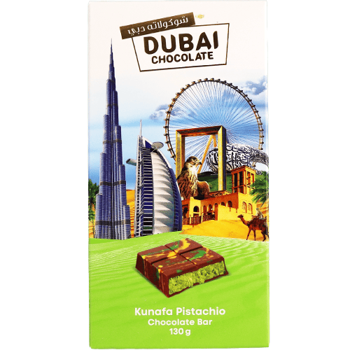 Kunafa Pistachio Chocolate Bar Dubai Chocolate 130g