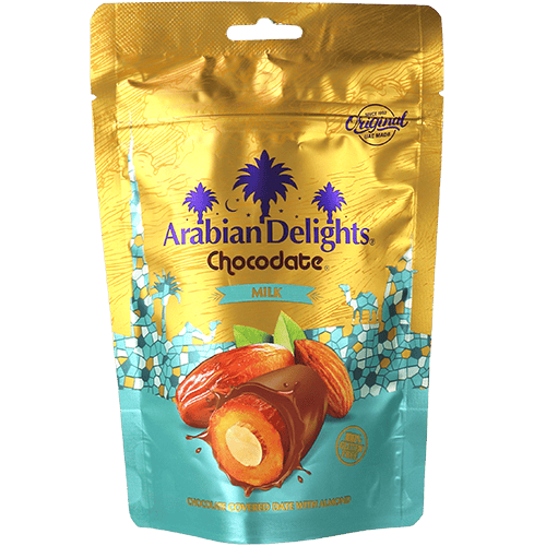 Milk Choco Date Almond Arabian Delights 100g