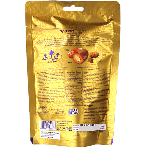 Milk Choco Date Almond Arabian Delights 100g