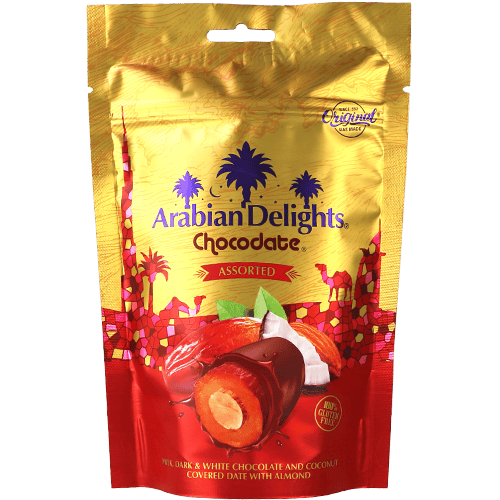 Assorted Choco Date Almond Arabian Delights 100g