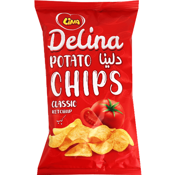 Delina Potato Chips Ketchup Classic 55g
