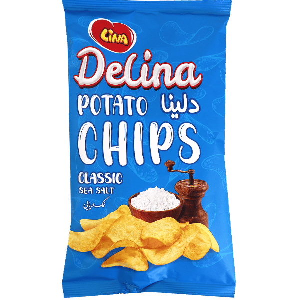 Delina Potato Chips Sea Salt Classic 55g