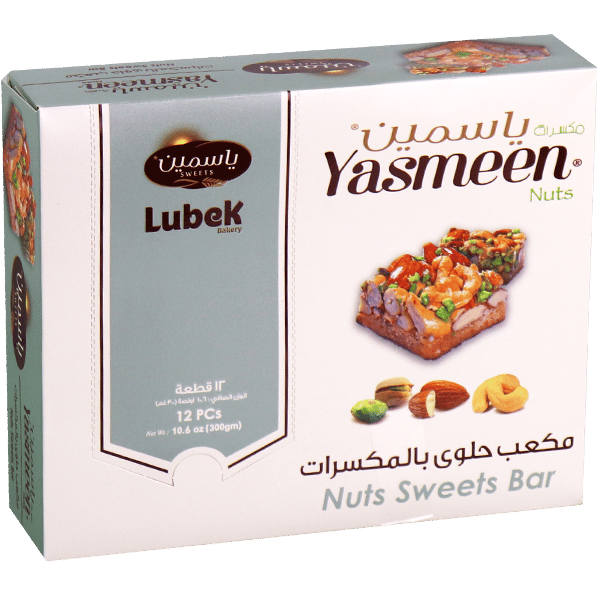 Nuts Sweets Bar Yasmeen 300g