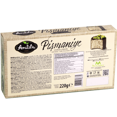 Chocolate Dipped Pismaniye Anatolia 220g