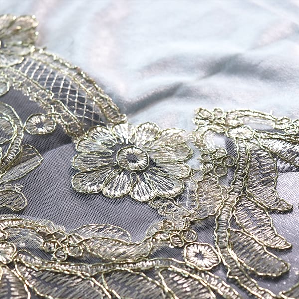 Gold Lace Tablecloth 150x210cm