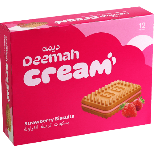 Strawberry Biscuits Deemah 12pcs
