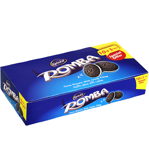 Cocoa Biscuit Cream Filling Katakit Romba x4 10+1pcs