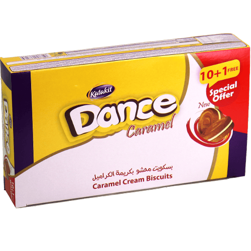 Dance Caramel Cream Biscuits Katakit 10+1