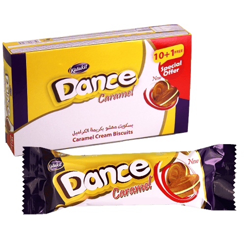 Dance Caramel Cream Biscuits Katakit 10+1