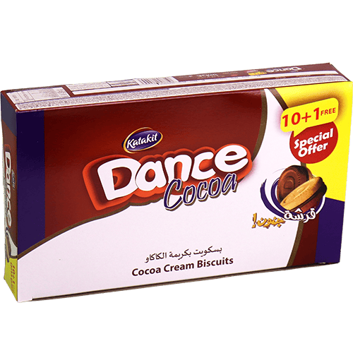 Dance Cocoa Cream Biscuits Katakit 10+1
