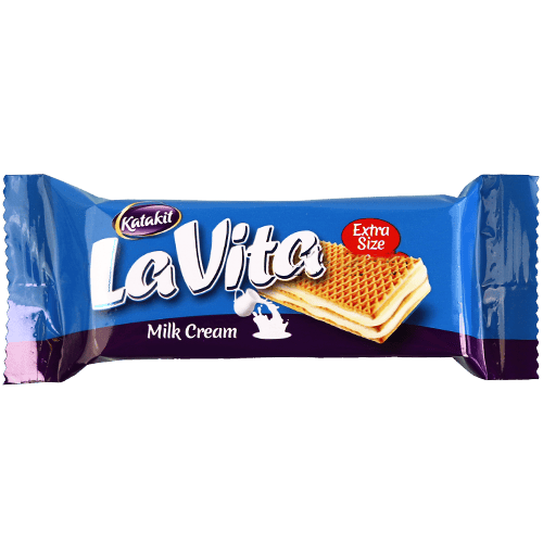 Milk Cream Wafer La Vita Katakit 10+1 Free
