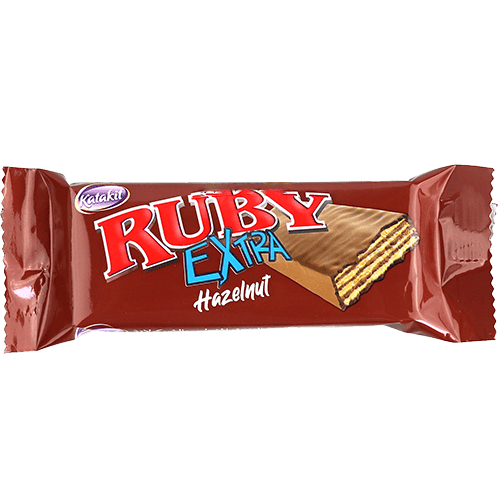 Hazelnut Cream Wafer Coated in Chocolate Ruby Extra Katakit 10+1 Free