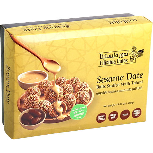 Sesame Date Balls Stuffed with Tahini Filistina Dates 450g