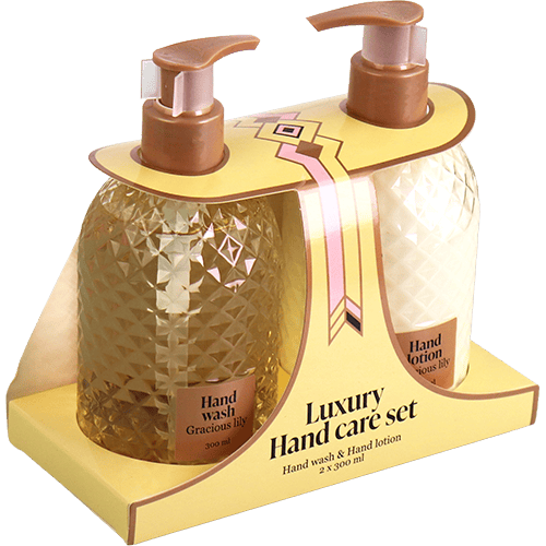 Luxury Hand Care Set Gold Gracious Lily 2x300ml