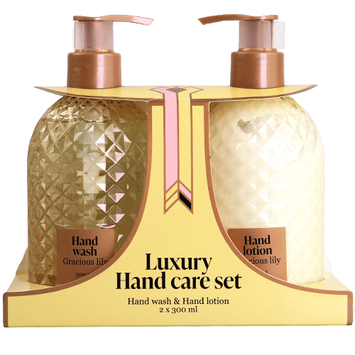 Luxury Hand Care Set Gold Gracious Lily 2x300ml