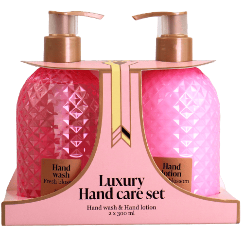 Luxury Hand Care Set Pink Fresh Blossom 2x300ml