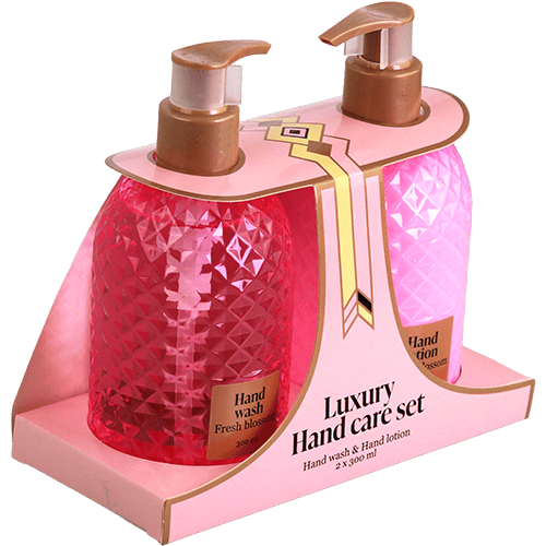 Luxury Hand Care Set Pink Fresh Blossom 2x300ml