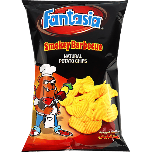 Smokey Barbecue Potato Chips Fantasia 90g