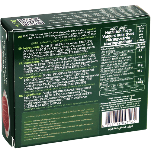 Cherry Flavor Jelly Durra 85g