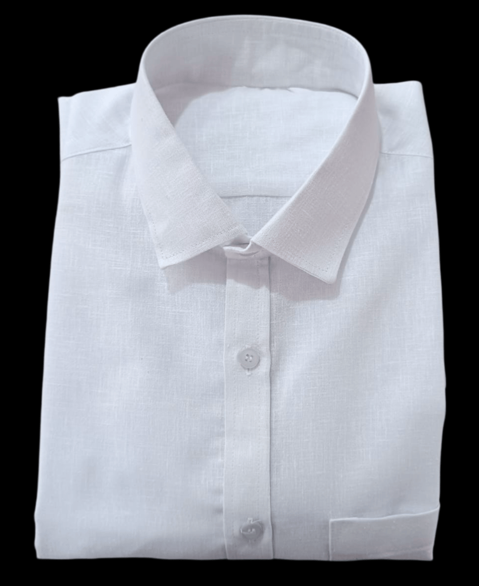 Men's Half-Sleeve Linen Shirt