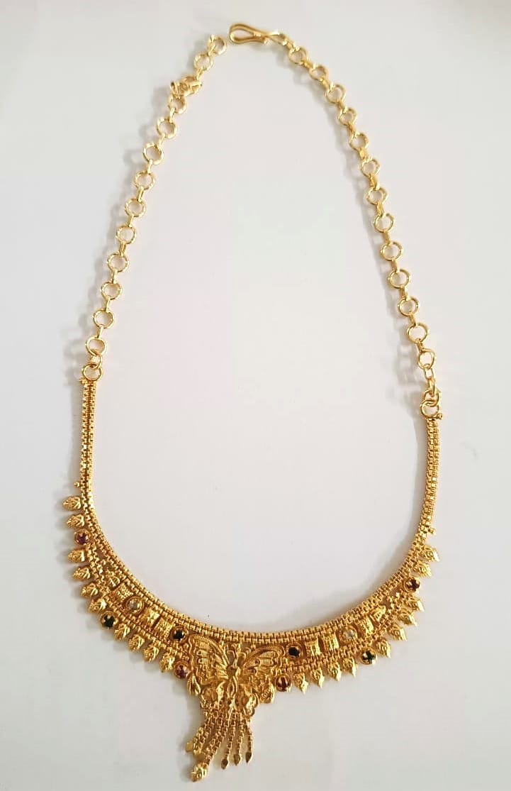Gold Plated Indian Necklace Set