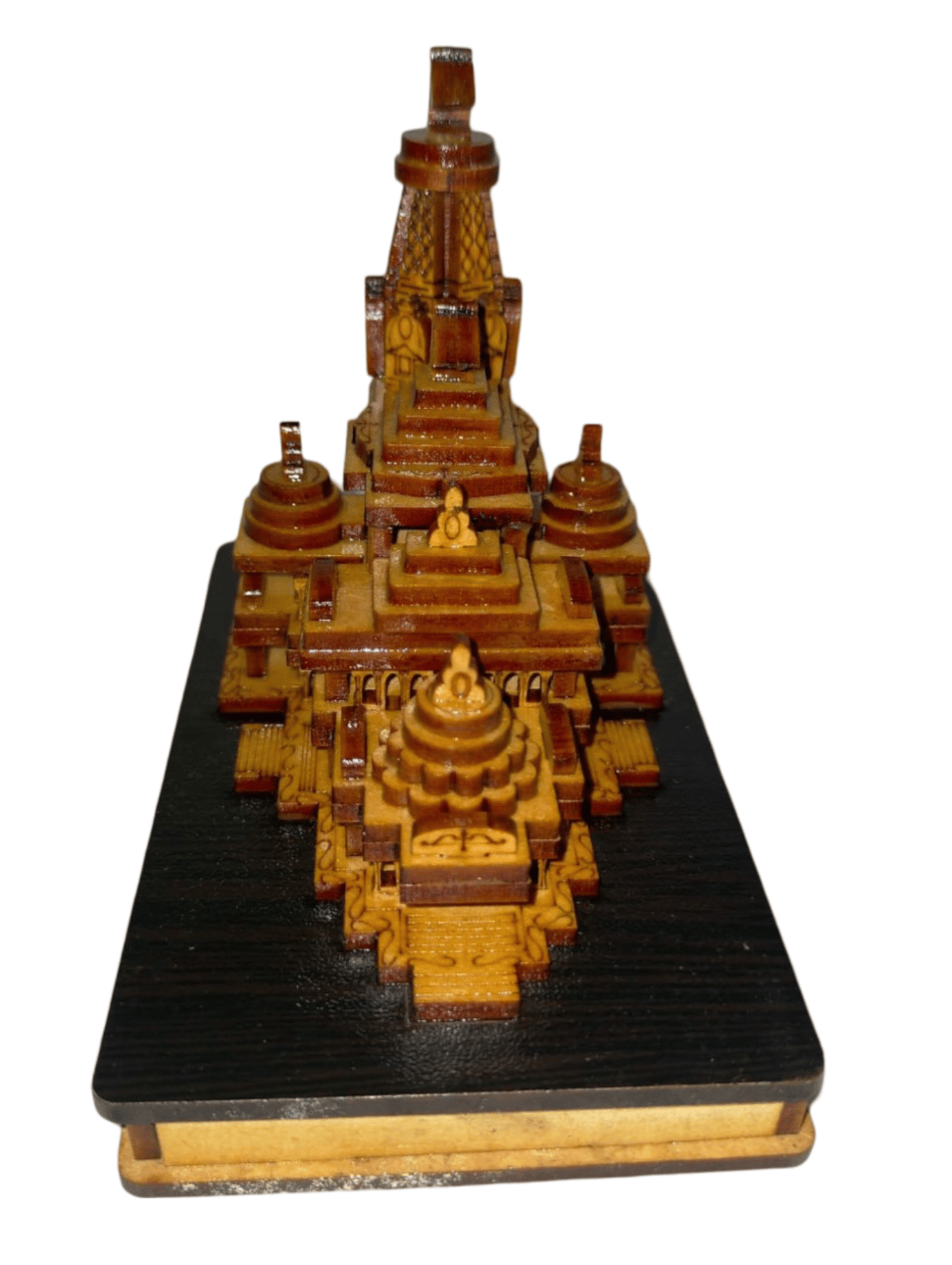 Wooden Ram Mandir Decor