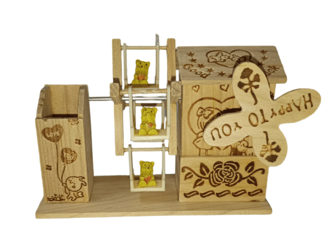 Wooden Ferris Wheel Music Box
