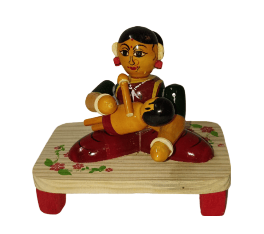 Wooden Mother and Child Toy
