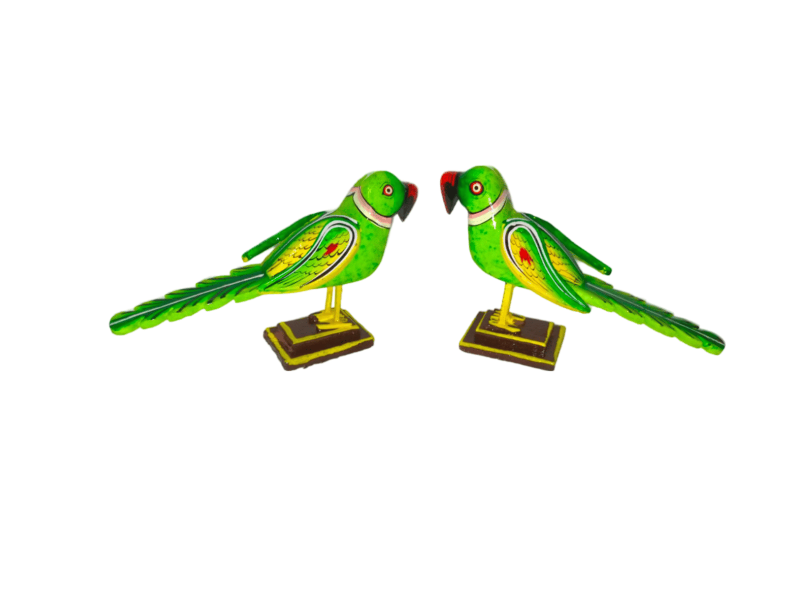 Wooden Parrot Set