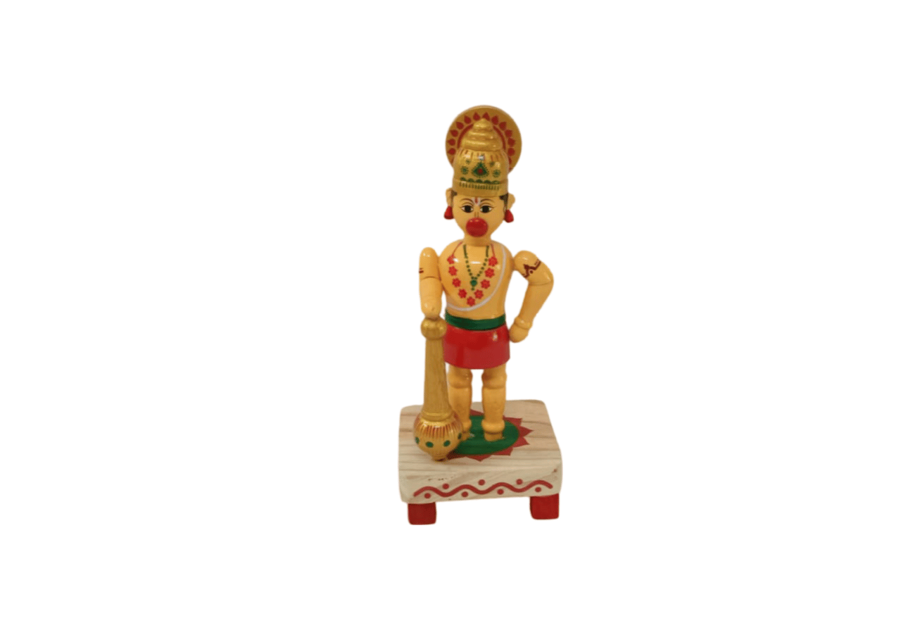Wooden Hanuman Statue