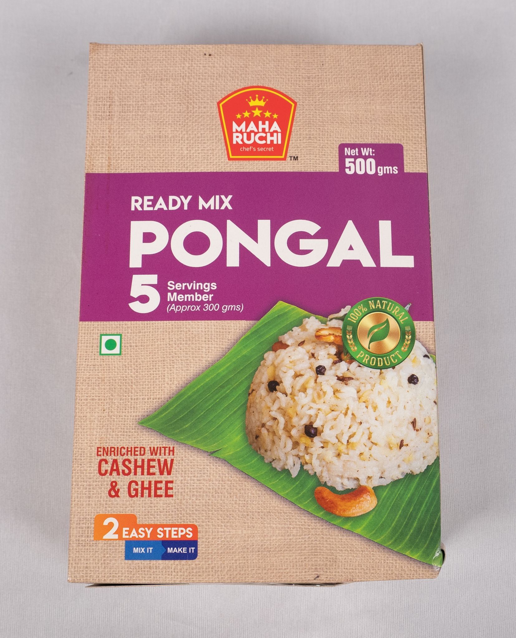 Maha Ruchi Pongal Ready Mix (500gm)